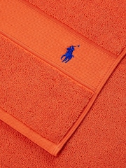 Ralph Lauren Sailing Orange Polo Player Towel - Image 3 of 4
