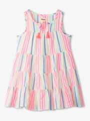 Hatley Miami Beach Layered Tiered White Dress - Image 1 of 2