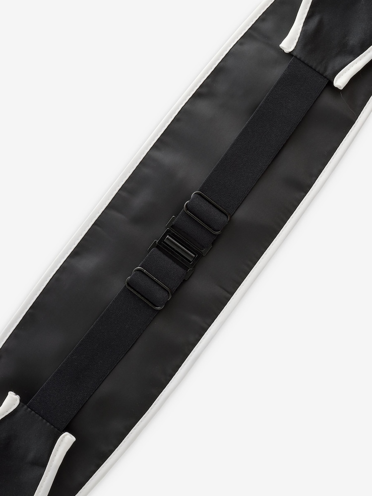 Noir/Blanc Piped - Cummerbund - Image 4 of 5