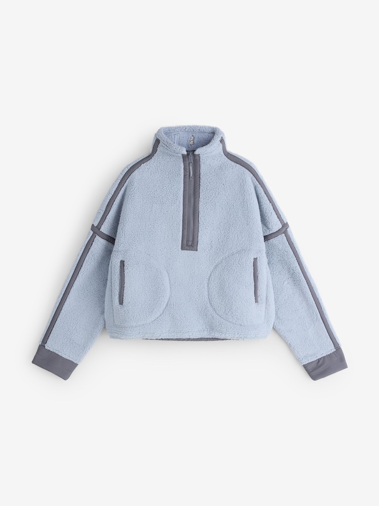 Free People Blue Mountain High 1/2 Zip Fleece - Image 1 of 5 Free People Blue Mountain High 1/2 Zip Fleece - Image 1 of 5