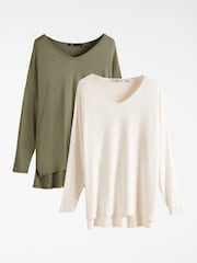 Friends Like These Langärmlige Tunika aus superweichem Loopback-Jersey im Multipack - Bild 6 von 7