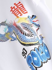 White Dragon Short Sleeve Character T-Shirt (3mths-7yrs) - Image 3 of 4