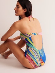 Boden Blue Taormina Bandeau Swimsuit - Image 3 of 6