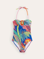 Boden Blue Taormina Bandeau Swimsuit - Image 5 of 6