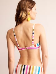 Boden Natural Arezzo V-Neck Bikini Top - Image 3 of 7