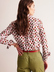 Boden Red Sienna Strawberry 100% Cotton Shirt - Image 2 of 5