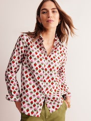 Boden Red Sienna Strawberry 100% Cotton Shirt - Image 3 of 5
