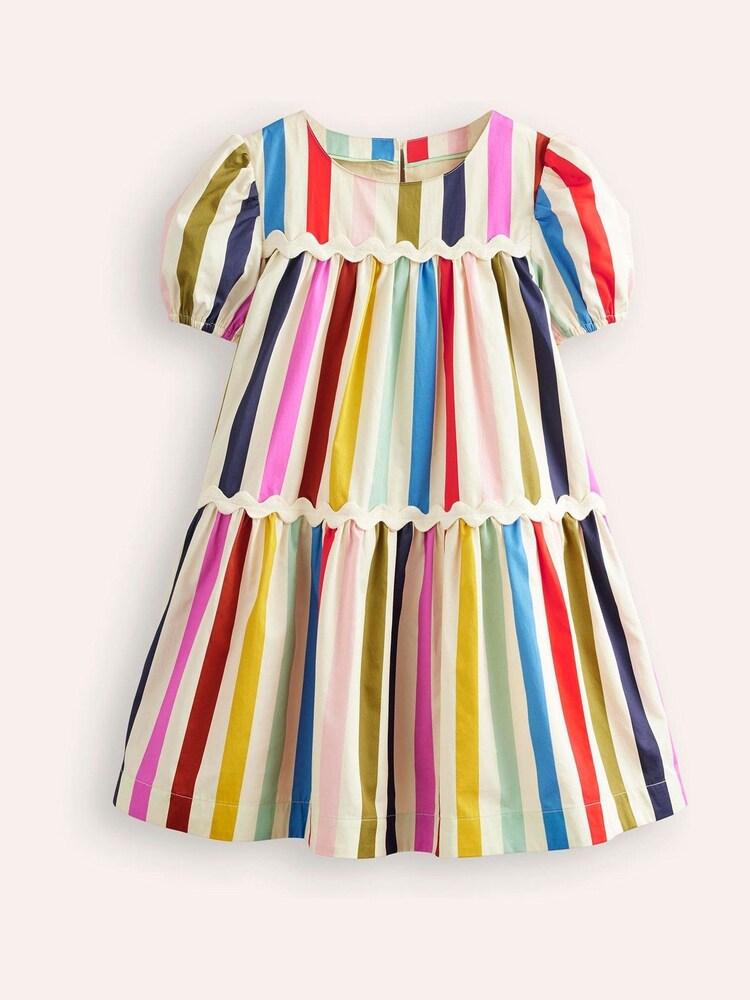 Boden Gestuftes Streifenkleid - Bild 2 von 4 Boden Gestuftes Streifenkleid - Bild 2 von 4