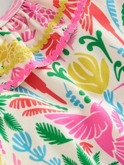 Boden Rainbow Palm Frill Neck Swimsuit - Bild 3 von 3