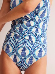 Boden Levanzo Pineapple Ruched Halter Swimsuit - Bild 4 von 6
