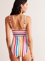 Boden Multi Arezzo V-Neck Panel Swimsuit - Image 3 of 6