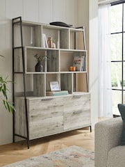 Grey Bronx Wide Storage Ladder Wide Ladder Shelf - Image 1 of 7