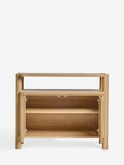 Natural Noa Oak Effect Tube Leg Small Sideboard - Image 6 of 8