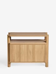 Natural Noa Oak Effect Tube Leg Small Sideboard - Image 8 of 8