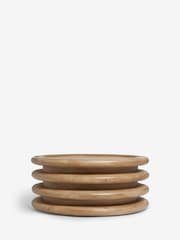 Natural N. Premium Donut Mango Wood Coffee Table - Image 5 of 7