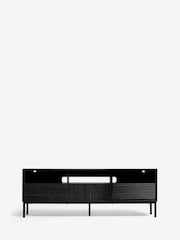 Black Marlow Oak Effect TV Unit Up to 60 Inch - Image 3 of 6