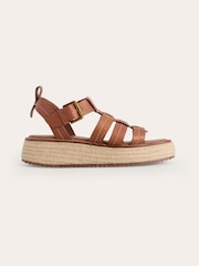 Boden Brown Chunky Fisherman Sandals - Image 1 of 4