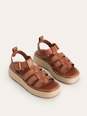 Boden Brown Chunky Fisherman Sandals - Image 2 of 4