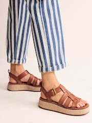 Boden Brown Chunky Fisherman Sandals - Image 4 of 4