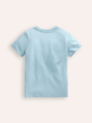 Boden Blue Riso Planet Printed 100% Cotton T-Shirt - Image 2 of 3