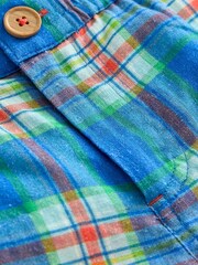 Boden Green Smart Roll-Up Check Shorts - Image 3 of 3