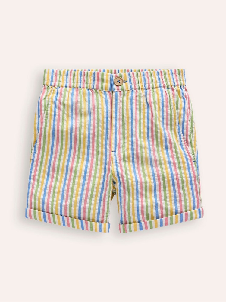 Boden Multi 100% Cotton Smart Roll-Up Check Shorts - Image 1 of 3