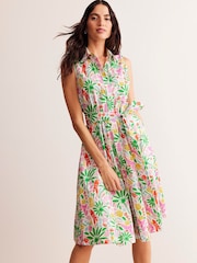 Boden Multi 100% Cotton Amy Sleeveless Shirt Dress - Image 5 of 6