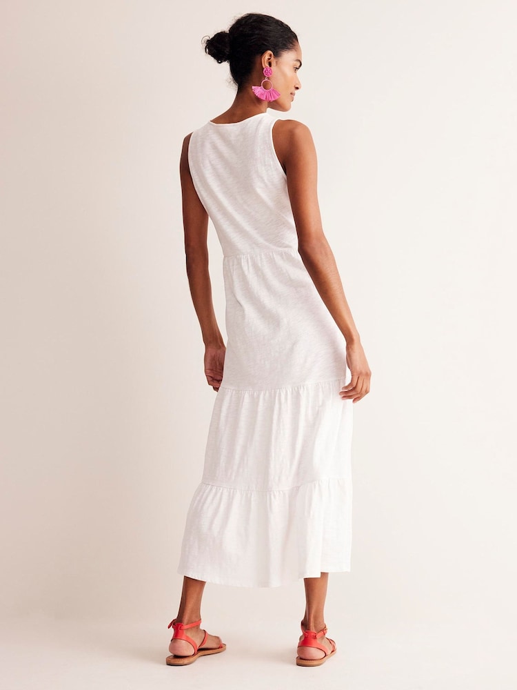 Buy Boden Multi 100% Cotton Embroidered Jersey Midi Dress from the Next UK  online shop