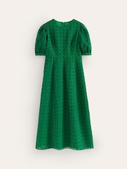 Boden Green Organza Occasion Dress - Image 6 of 6