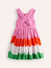 Boden Kleid mit überkreuzten Rückenträgern und Muschelsaum - Bild 3 von 4