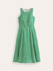 Boden Green Carla 100% Linen Midi Dress - Image 6 of 6