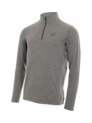Calvin Klein Golf Newport Quarter Zip Black Base Layer - Image 1 of 3