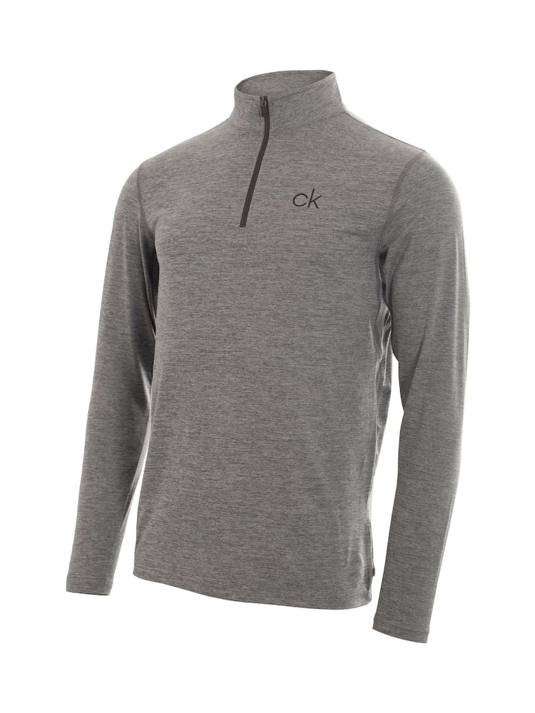 Calvin Klein Golf Newport Quarter Zip Black Base Layer - Image 1 of 3