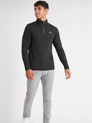 Calvin Klein Golf Newport Quarter Zip Black Base Layer - Image 2 of 8