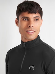 Calvin Klein Golf Newport Quarter Zip Black Base Layer - Image 3 of 8