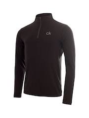 Calvin Klein Golf Newport Quarter Zip Black Base Layer - Image 5 of 8