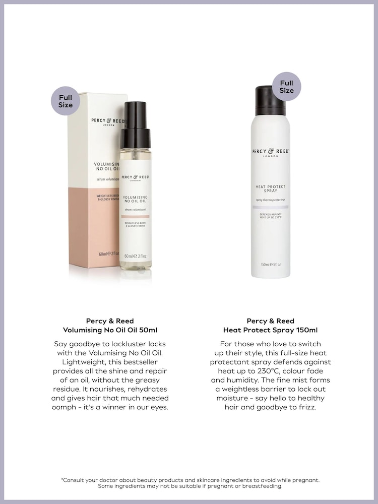 Percy & Reed Hair Summer Styling Edit (Worth £92) - Image 3 of 3 Percy & Reed Hair Summer Styling Edit (Worth £92) - Image 3 of 3