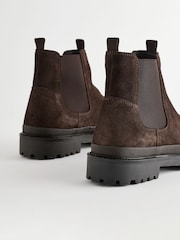 Brown Cleated Chelsea Boots - Image 4 of 7