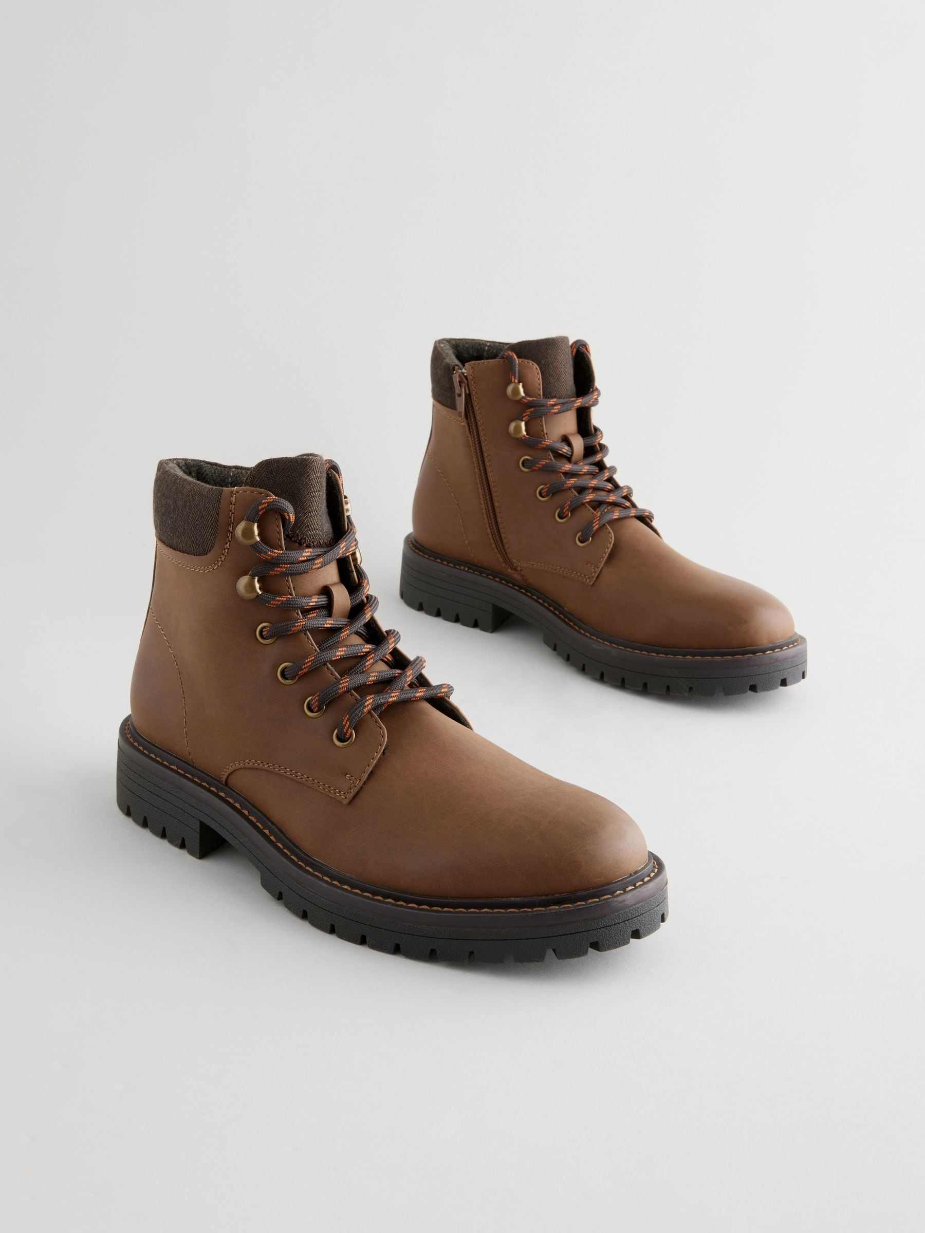 Buy Brown Lace Up Boots from Next United Arab Emirates