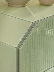 MADE.COM Green Anya Glass Chest of Drawers - Image 4 of 6