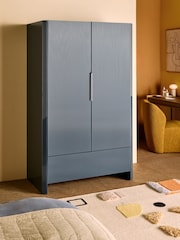 MADE.COM Blue Glass Eleni Double Wardrobe - Image 1 of 6
