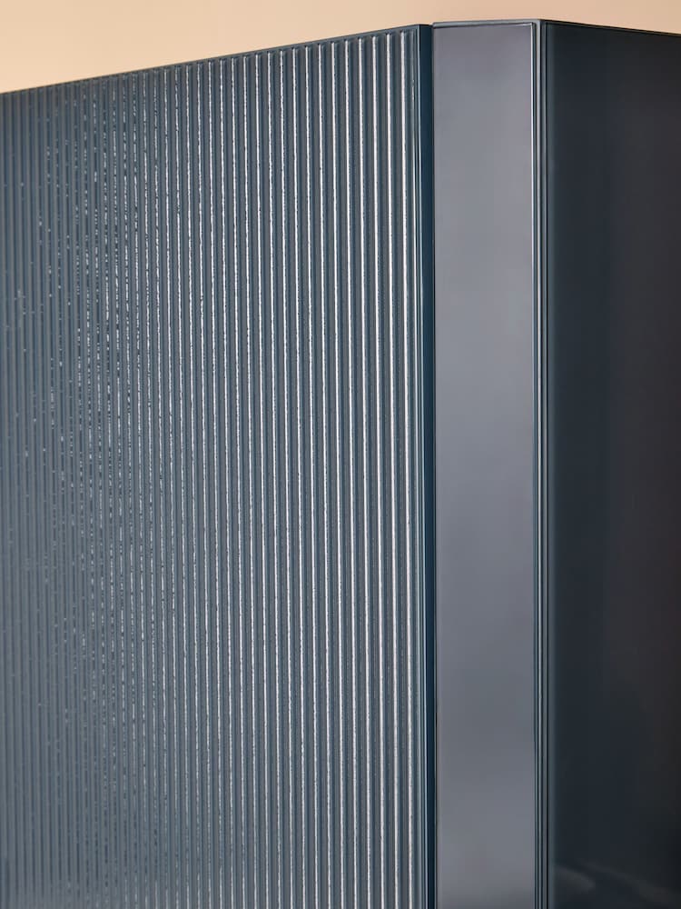 MADE.COM Blue Glass Eleni Double Wardrobe - Image 6 of 6