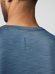 Steel Blue Active Gym Training T-Shirt - Image 5 of 10