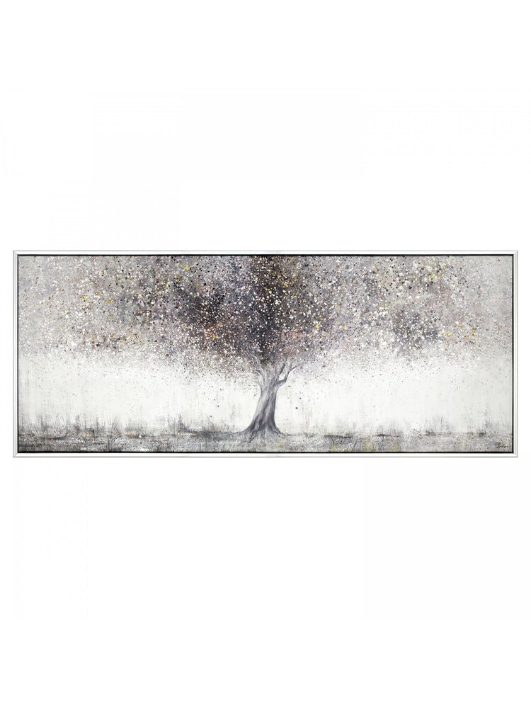 Art Marketing Silver Aurora Canvas Wall Art - Image 2 of 2