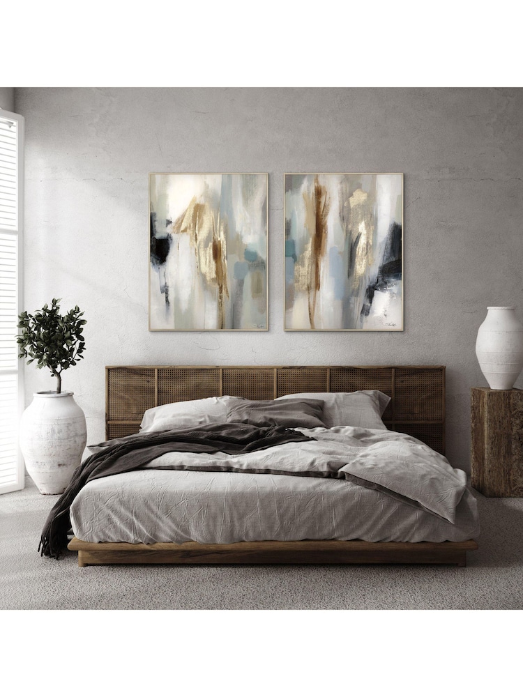 Art Marketing Gold Inspired Canvas Wall Art - Image 1 of 3