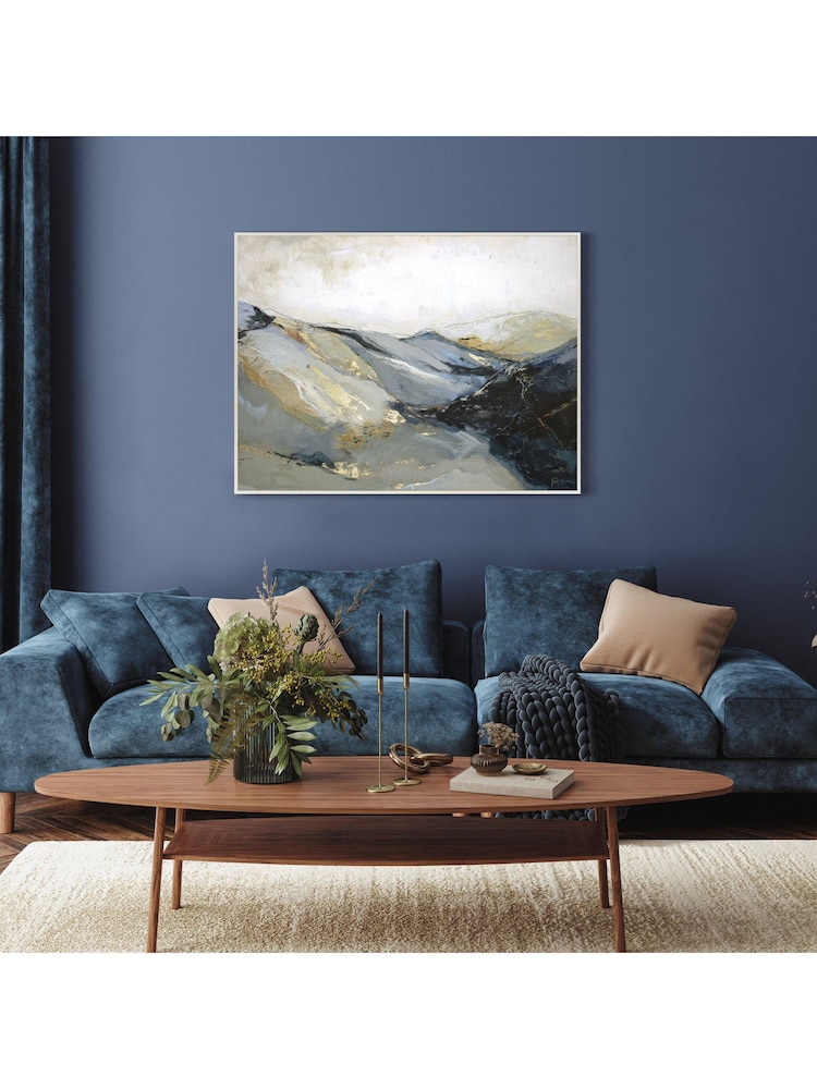 Art Marketing Grey Reaching Out Canvas Wall Art - Image 1 of 3
