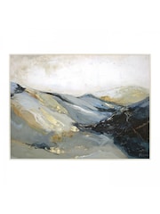 Art Marketing Grey Reaching Out Canvas Wall Art - Image 2 of 3