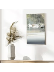 Art Marketing Gold Peaceful Mooring Canvas Wall Art - Image 1 of 3