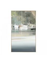 Art Marketing Gold Peaceful Mooring Canvas Wall Art - Image 3 of 3