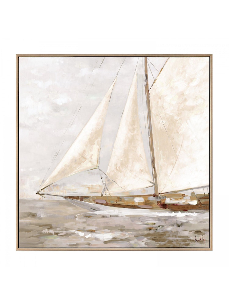 Art Marketing Gold Bon Voyage Canvas Wall Art - Image 2 of 3